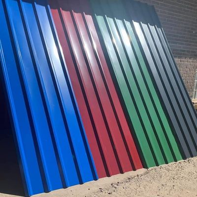 PPGI Galvanised Metal Roofing Sheets 0.02mm DX51D ASTM