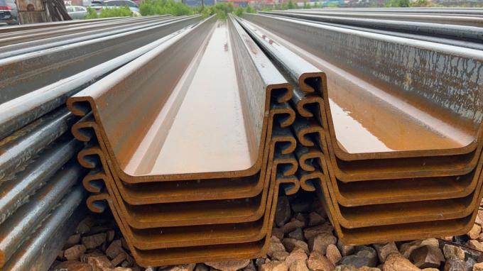 U Type Hot Rolled Steel Sheet Pile Price Per Ton/Type 3 Type 4 Hot Rolled Steel Sheet Pile